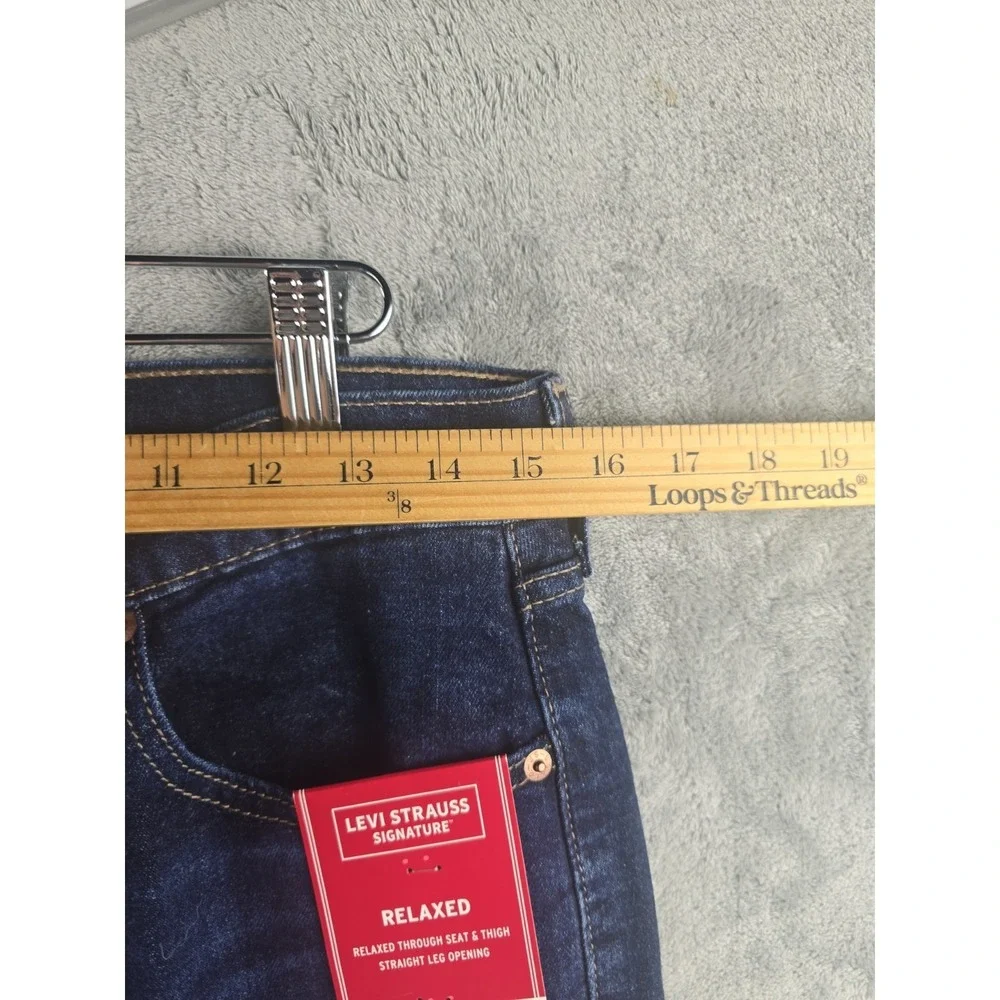 Levi Strauss Signature‎ Jeans Men's Size 30x32 Blue Relaxed Fit NWT Workwear